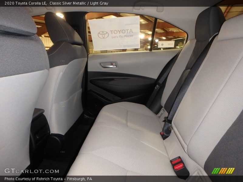 Classic Silver Metallic / Light Gray 2020 Toyota Corolla LE