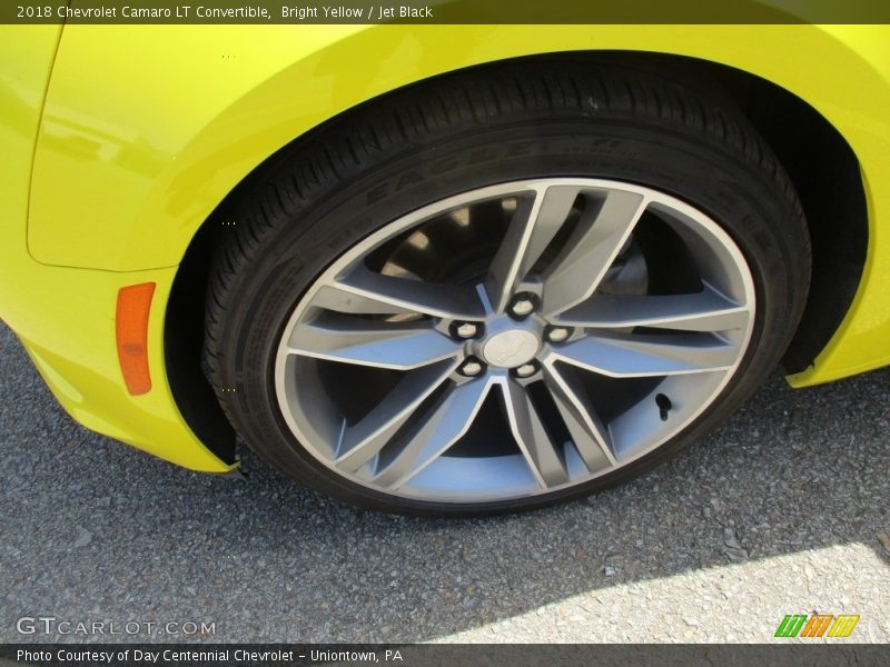 Bright Yellow / Jet Black 2018 Chevrolet Camaro LT Convertible