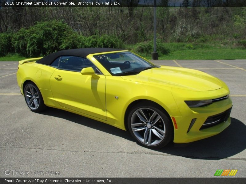  2018 Camaro LT Convertible Bright Yellow