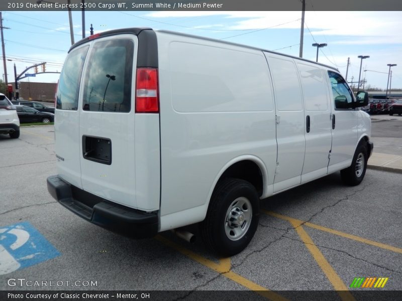 Summit White / Medium Pewter 2019 Chevrolet Express 2500 Cargo WT