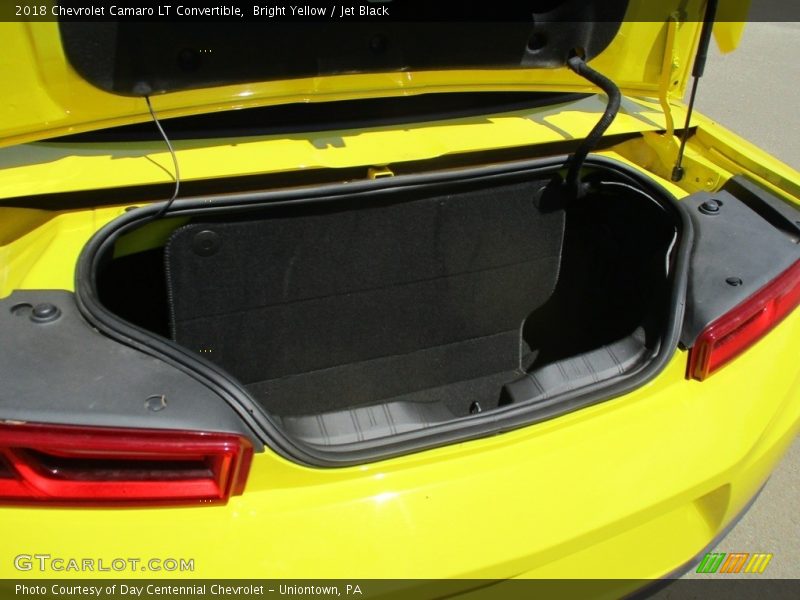  2018 Camaro LT Convertible Trunk