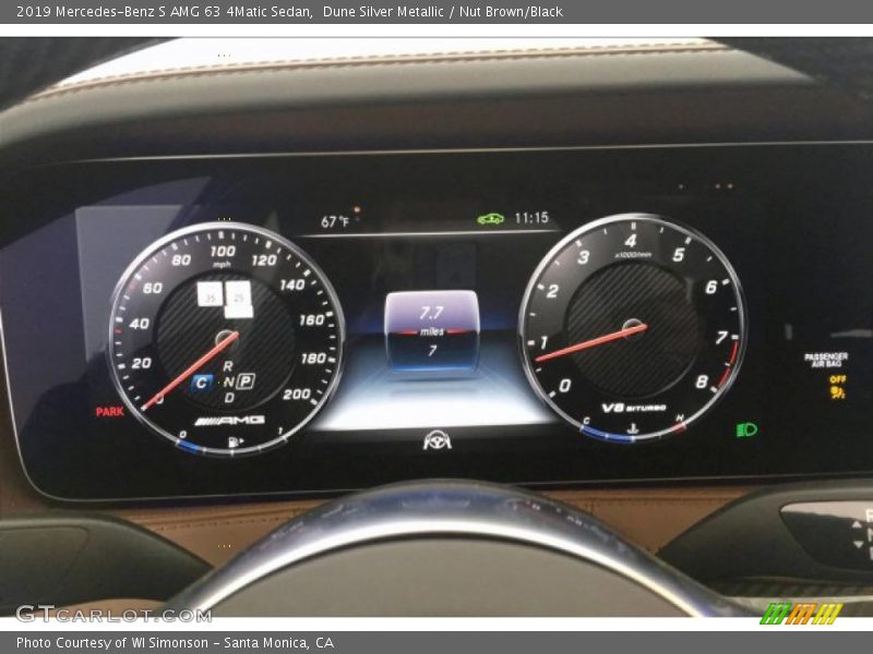  2019 S AMG 63 4Matic Sedan AMG 63 4Matic Sedan Gauges