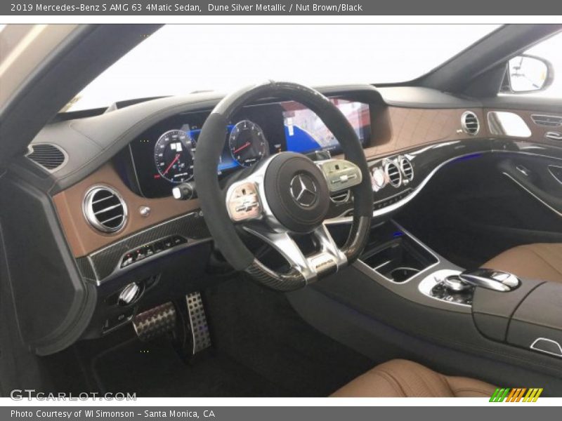 Dune Silver Metallic / Nut Brown/Black 2019 Mercedes-Benz S AMG 63 4Matic Sedan