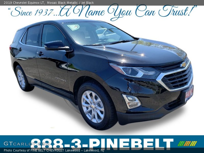 Mosaic Black Metallic / Jet Black 2019 Chevrolet Equinox LT