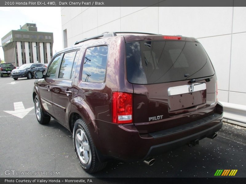 Dark Cherry Pearl / Black 2010 Honda Pilot EX-L 4WD