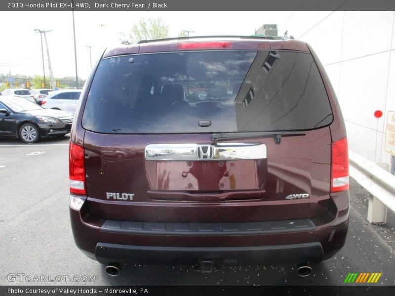 Dark Cherry Pearl / Black 2010 Honda Pilot EX-L 4WD
