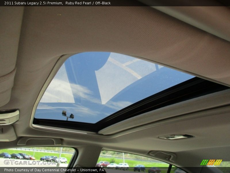Ruby Red Pearl / Off-Black 2011 Subaru Legacy 2.5i Premium