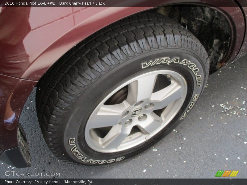 Dark Cherry Pearl / Black 2010 Honda Pilot EX-L 4WD