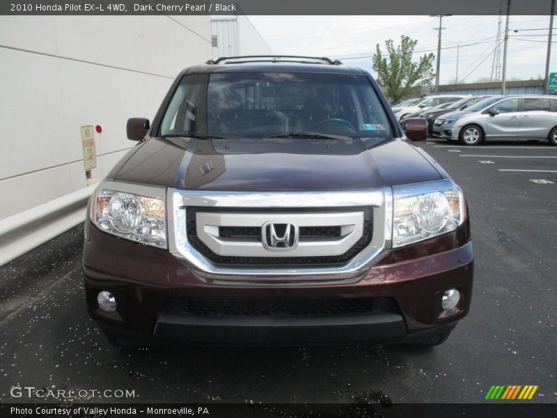 Dark Cherry Pearl / Black 2010 Honda Pilot EX-L 4WD
