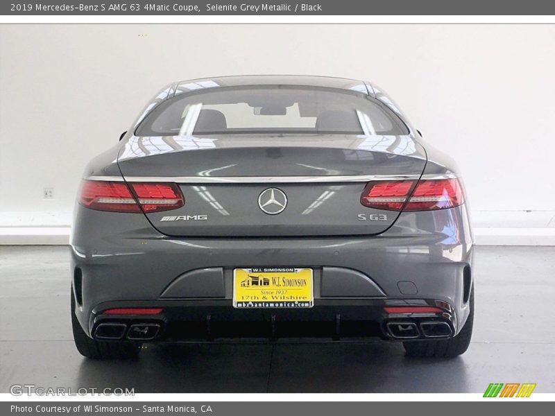 Selenite Grey Metallic / Black 2019 Mercedes-Benz S AMG 63 4Matic Coupe