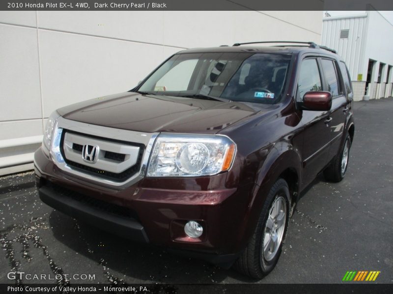 Dark Cherry Pearl / Black 2010 Honda Pilot EX-L 4WD