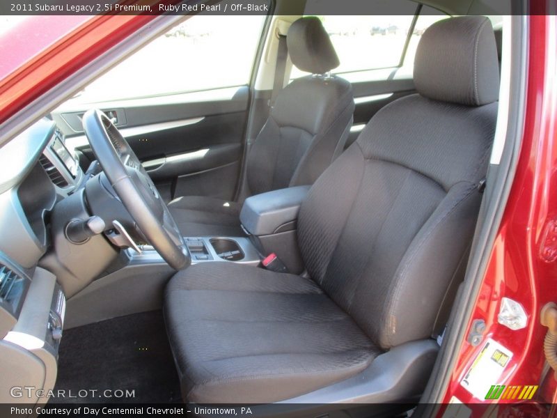 Ruby Red Pearl / Off-Black 2011 Subaru Legacy 2.5i Premium