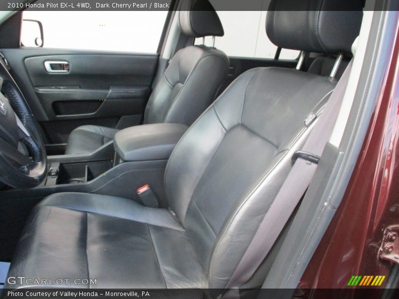 Dark Cherry Pearl / Black 2010 Honda Pilot EX-L 4WD