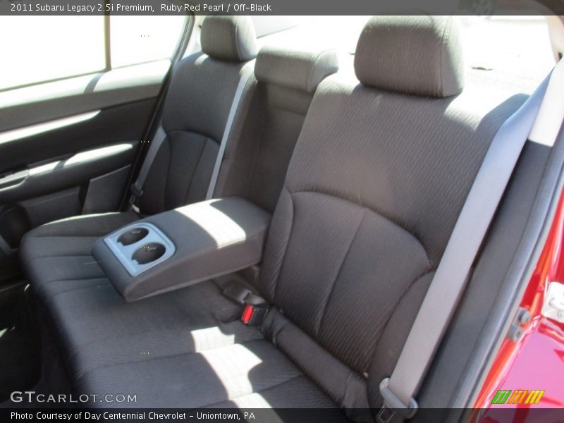 Ruby Red Pearl / Off-Black 2011 Subaru Legacy 2.5i Premium
