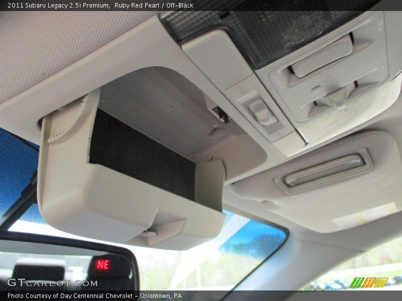 Ruby Red Pearl / Off-Black 2011 Subaru Legacy 2.5i Premium