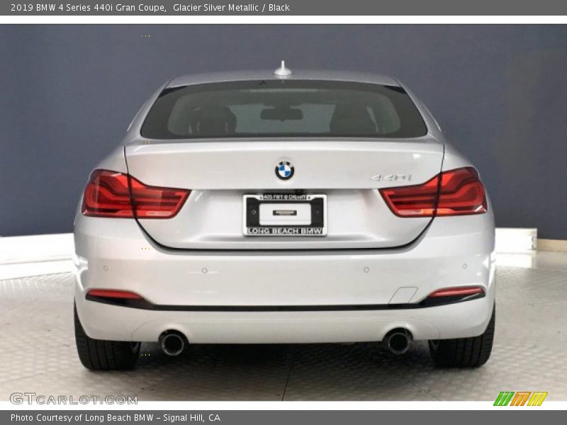 Glacier Silver Metallic / Black 2019 BMW 4 Series 440i Gran Coupe