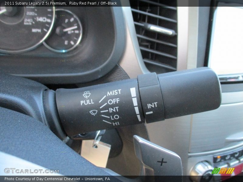 Ruby Red Pearl / Off-Black 2011 Subaru Legacy 2.5i Premium