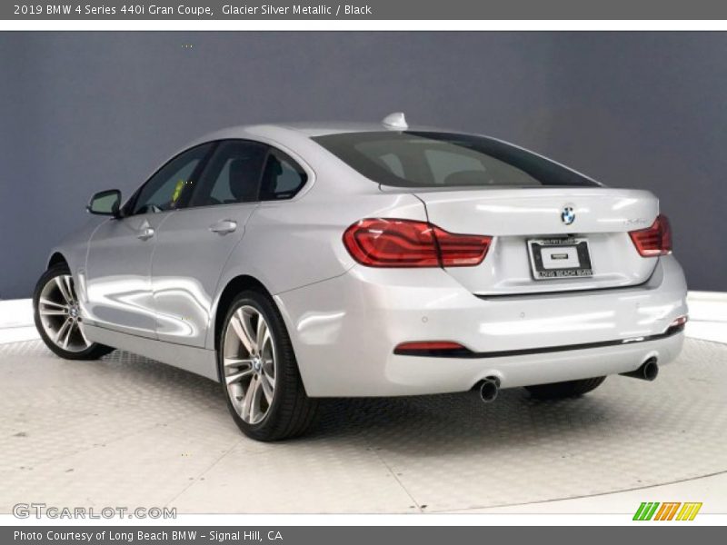 Glacier Silver Metallic / Black 2019 BMW 4 Series 440i Gran Coupe
