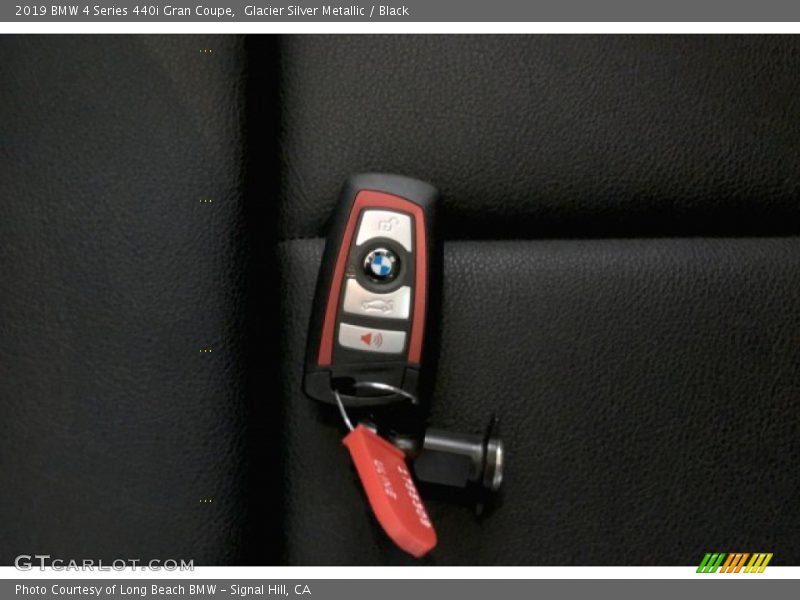 Glacier Silver Metallic / Black 2019 BMW 4 Series 440i Gran Coupe