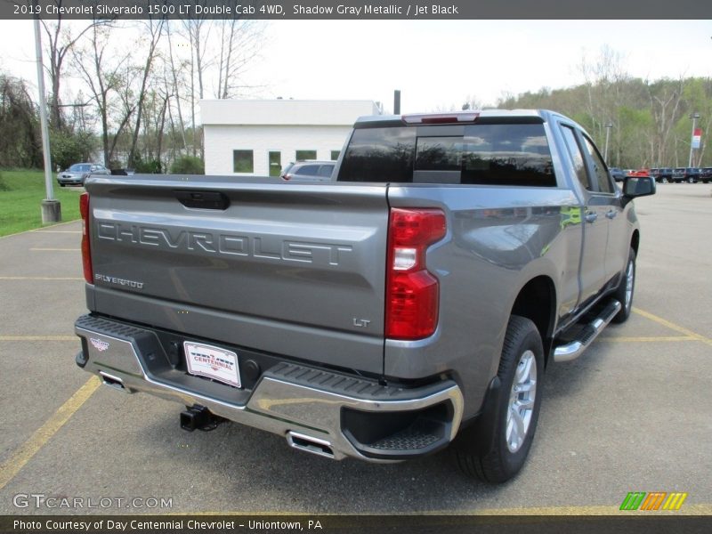 Shadow Gray Metallic / Jet Black 2019 Chevrolet Silverado 1500 LT Double Cab 4WD