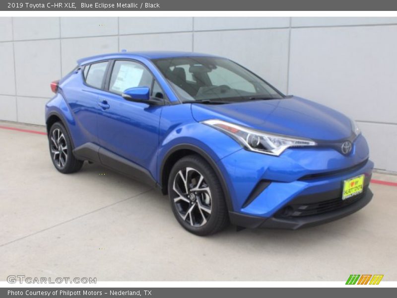 Blue Eclipse Metallic / Black 2019 Toyota C-HR XLE