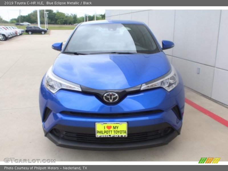 Blue Eclipse Metallic / Black 2019 Toyota C-HR XLE