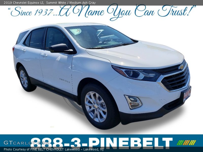 Summit White / Medium Ash Gray 2019 Chevrolet Equinox LS