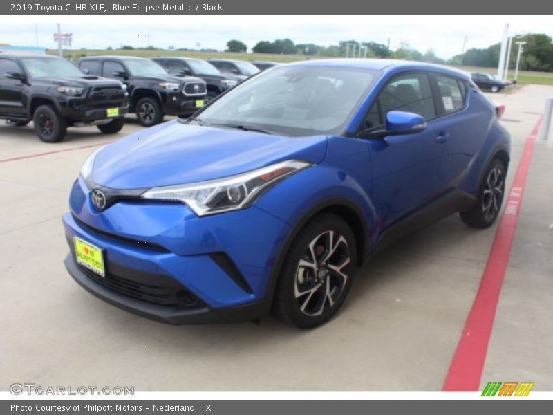 Blue Eclipse Metallic / Black 2019 Toyota C-HR XLE