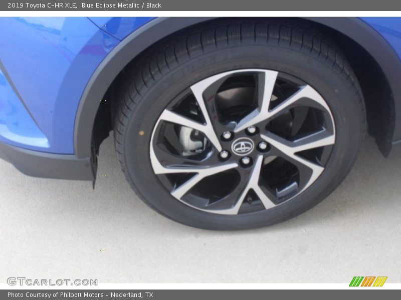 Blue Eclipse Metallic / Black 2019 Toyota C-HR XLE
