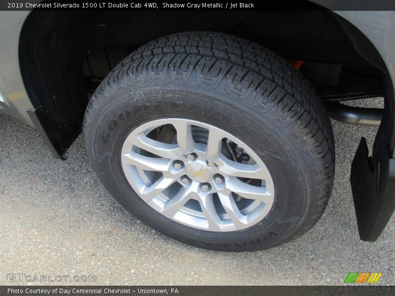 Shadow Gray Metallic / Jet Black 2019 Chevrolet Silverado 1500 LT Double Cab 4WD