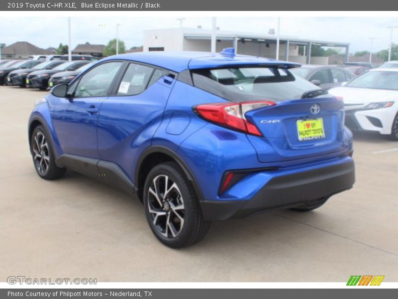 Blue Eclipse Metallic / Black 2019 Toyota C-HR XLE