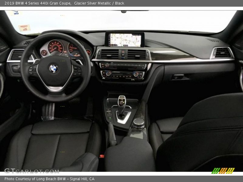 Glacier Silver Metallic / Black 2019 BMW 4 Series 440i Gran Coupe