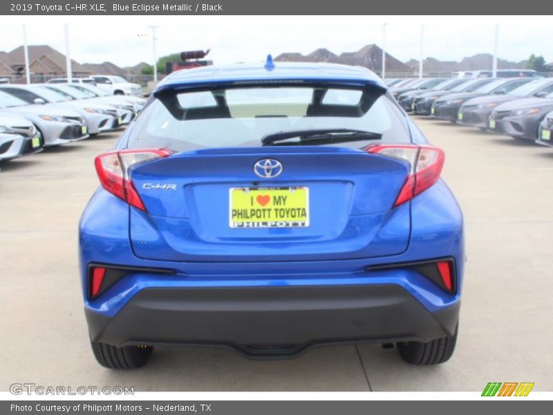Blue Eclipse Metallic / Black 2019 Toyota C-HR XLE