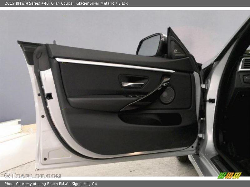 Glacier Silver Metallic / Black 2019 BMW 4 Series 440i Gran Coupe