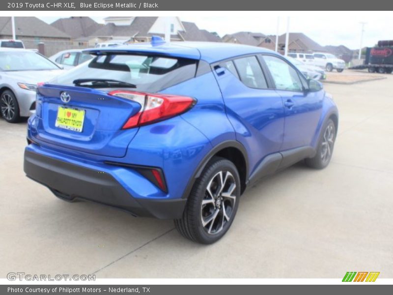 Blue Eclipse Metallic / Black 2019 Toyota C-HR XLE