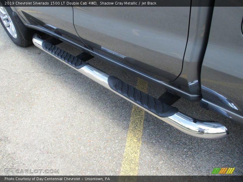 Shadow Gray Metallic / Jet Black 2019 Chevrolet Silverado 1500 LT Double Cab 4WD