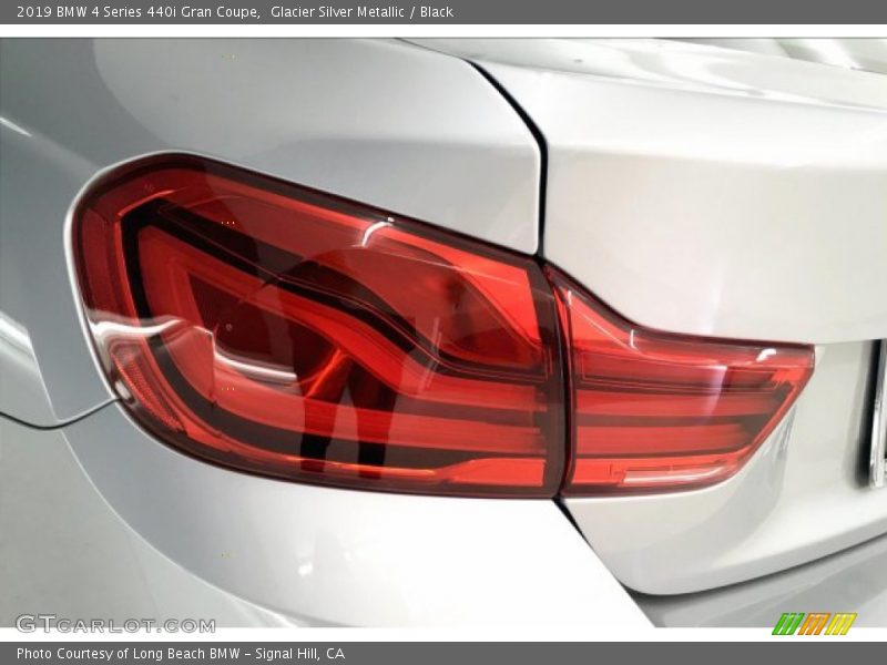 Glacier Silver Metallic / Black 2019 BMW 4 Series 440i Gran Coupe