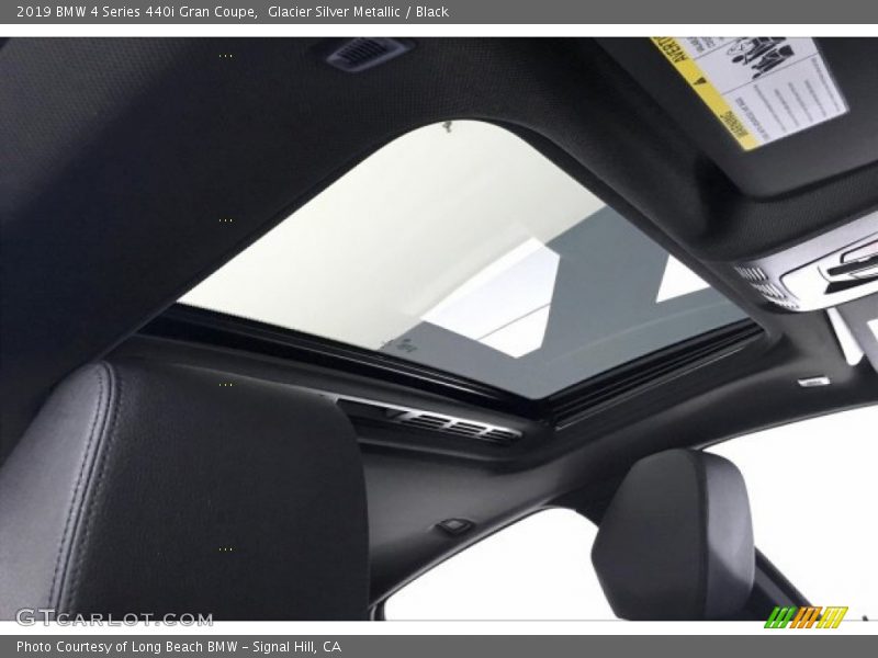 Glacier Silver Metallic / Black 2019 BMW 4 Series 440i Gran Coupe