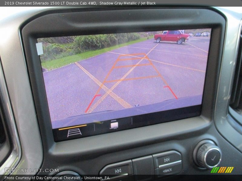 Shadow Gray Metallic / Jet Black 2019 Chevrolet Silverado 1500 LT Double Cab 4WD