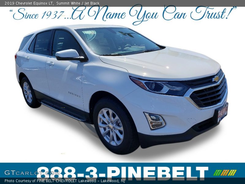 Summit White / Jet Black 2019 Chevrolet Equinox LT