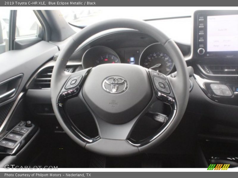 Blue Eclipse Metallic / Black 2019 Toyota C-HR XLE