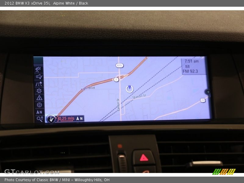 Alpine White / Black 2012 BMW X3 xDrive 35i