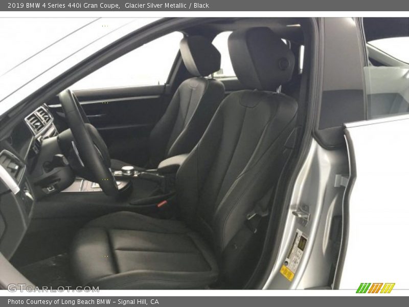 Glacier Silver Metallic / Black 2019 BMW 4 Series 440i Gran Coupe
