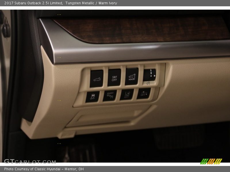 Tungsten Metallic / Warm Ivory 2017 Subaru Outback 2.5i Limited