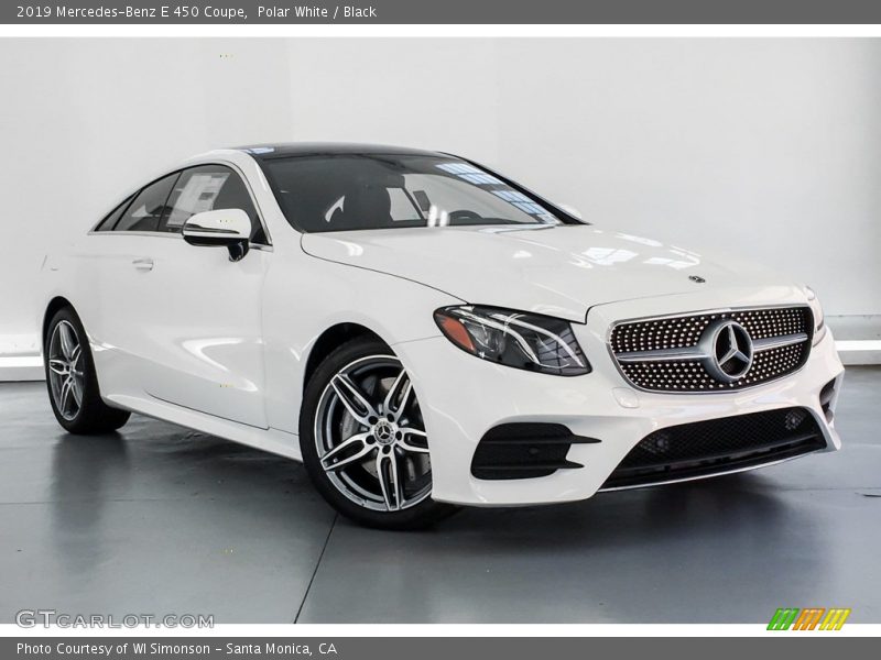 Polar White / Black 2019 Mercedes-Benz E 450 Coupe