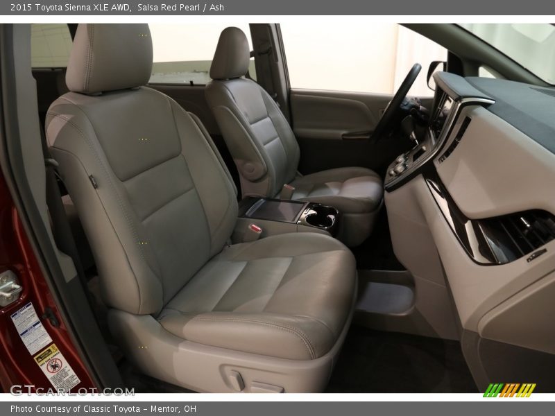 Salsa Red Pearl / Ash 2015 Toyota Sienna XLE AWD