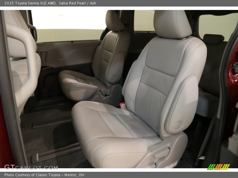 Salsa Red Pearl / Ash 2015 Toyota Sienna XLE AWD