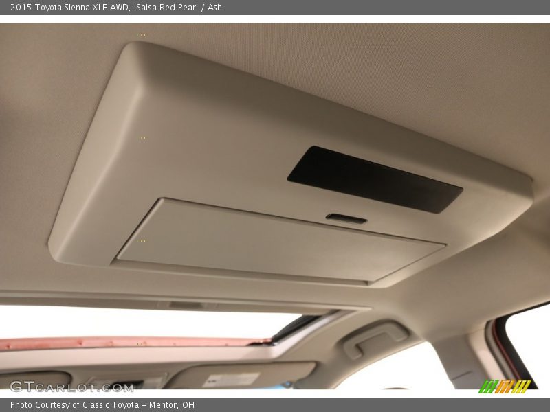 Salsa Red Pearl / Ash 2015 Toyota Sienna XLE AWD