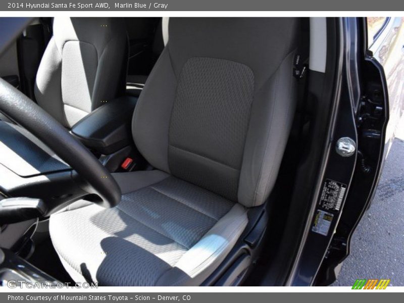 Marlin Blue / Gray 2014 Hyundai Santa Fe Sport AWD