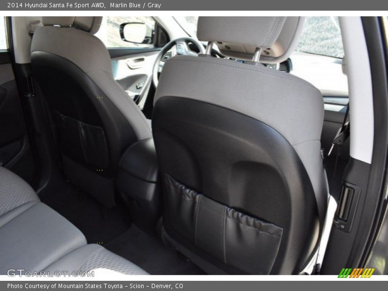 Marlin Blue / Gray 2014 Hyundai Santa Fe Sport AWD